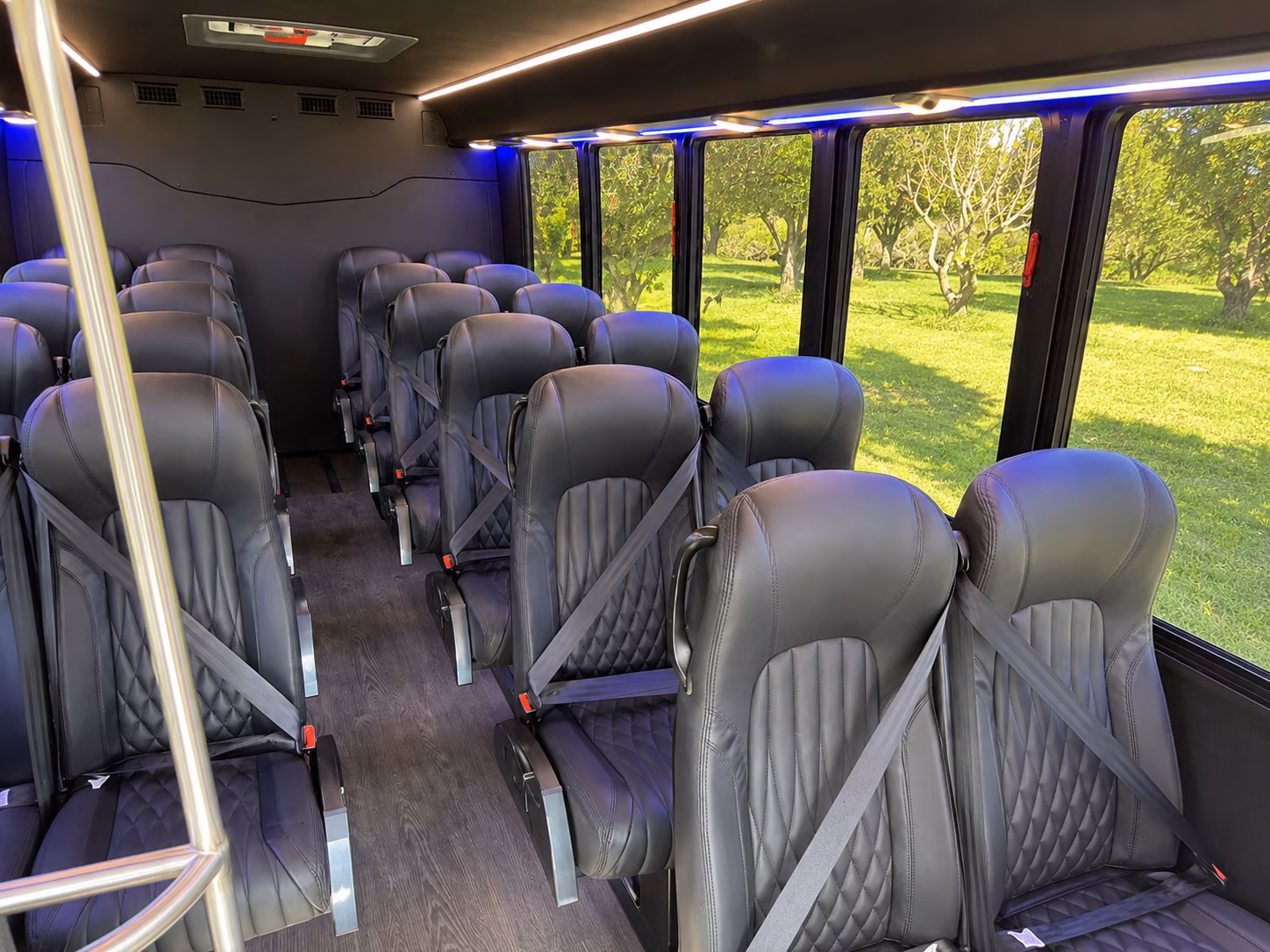 pomona employee transportation onboard seating