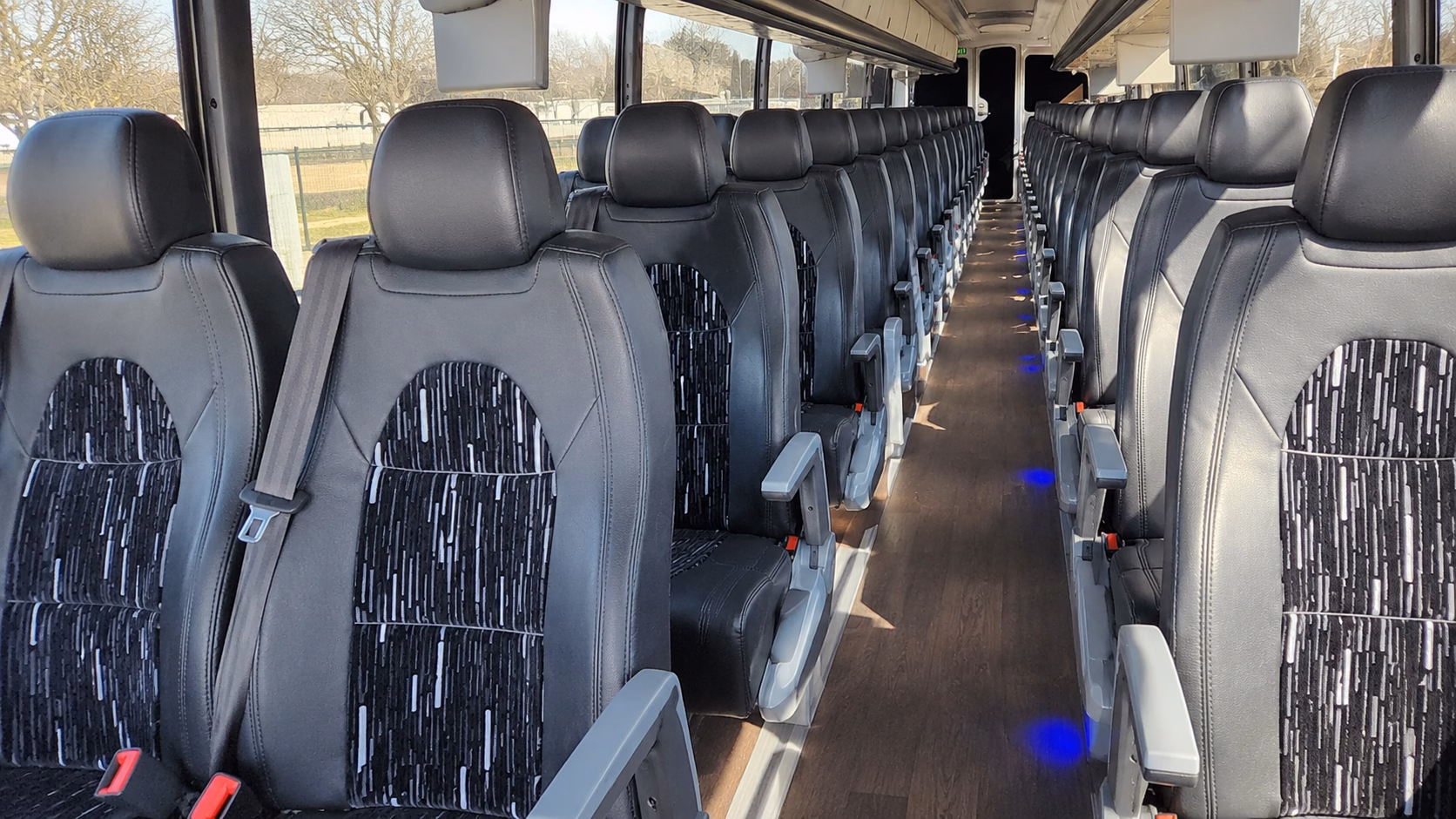 west covina sleek charter bus rentals for west covina corporate retreats